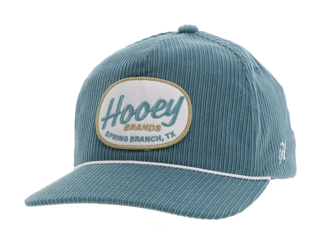 Hooey Local Teal Corduroy Snapback Hat 2499T-TL