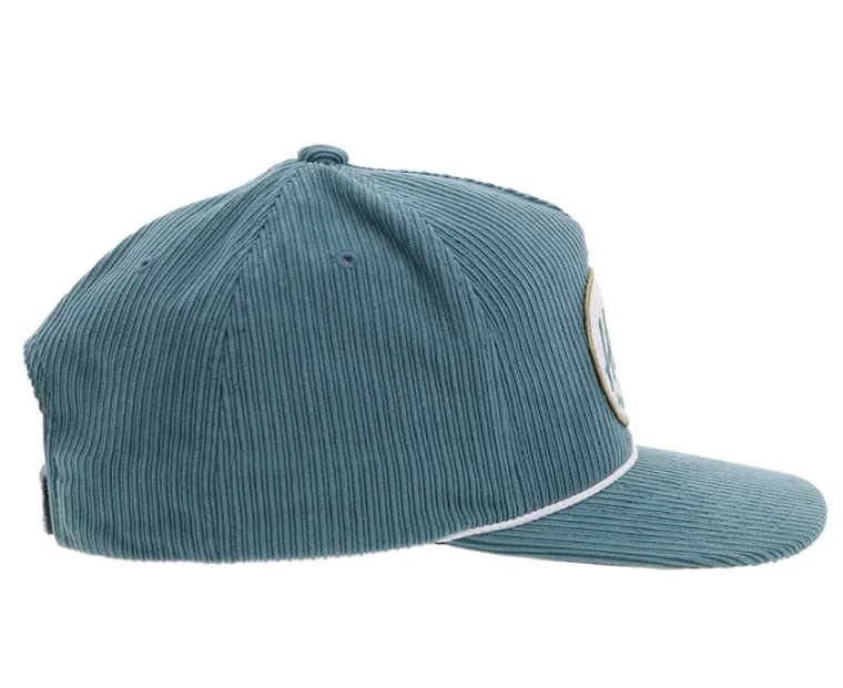 Hooey Local Teal Corduroy Snapback Hat 2499T-TL