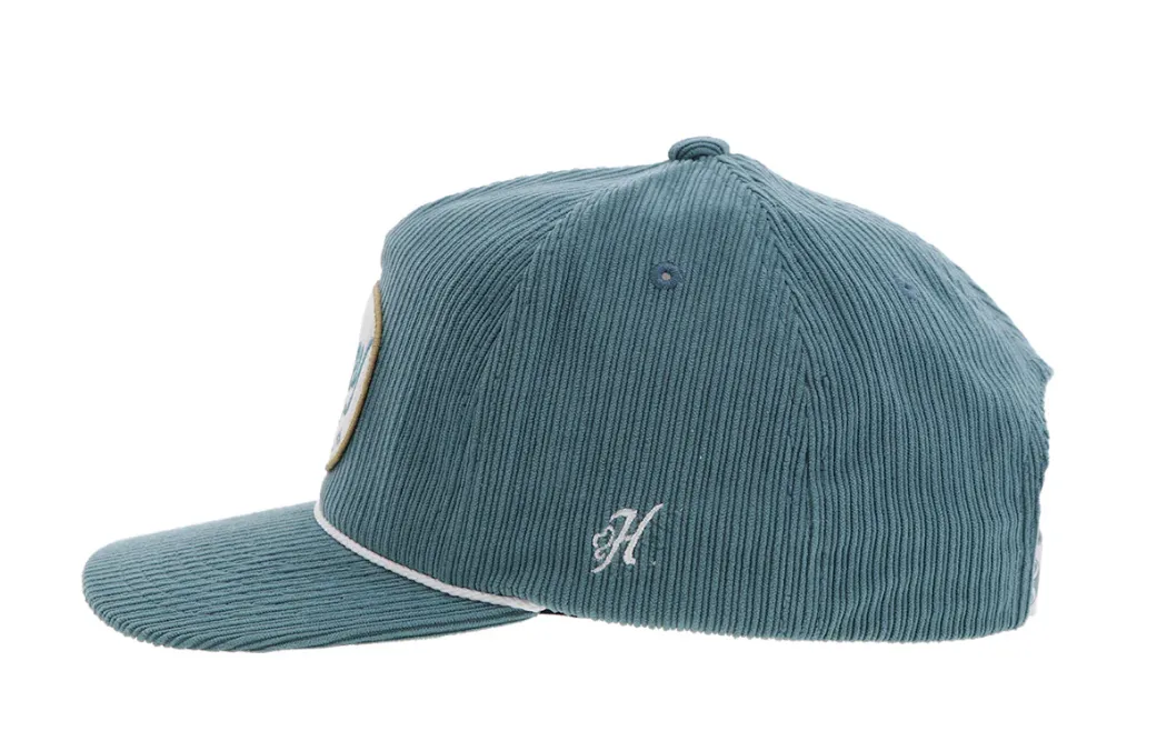 Hooey Local Teal Corduroy Snapback Hat 2499T-TL