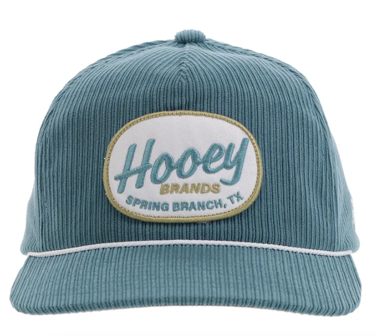 Hooey Local Teal Corduroy Snapback Hat 2499T-TL