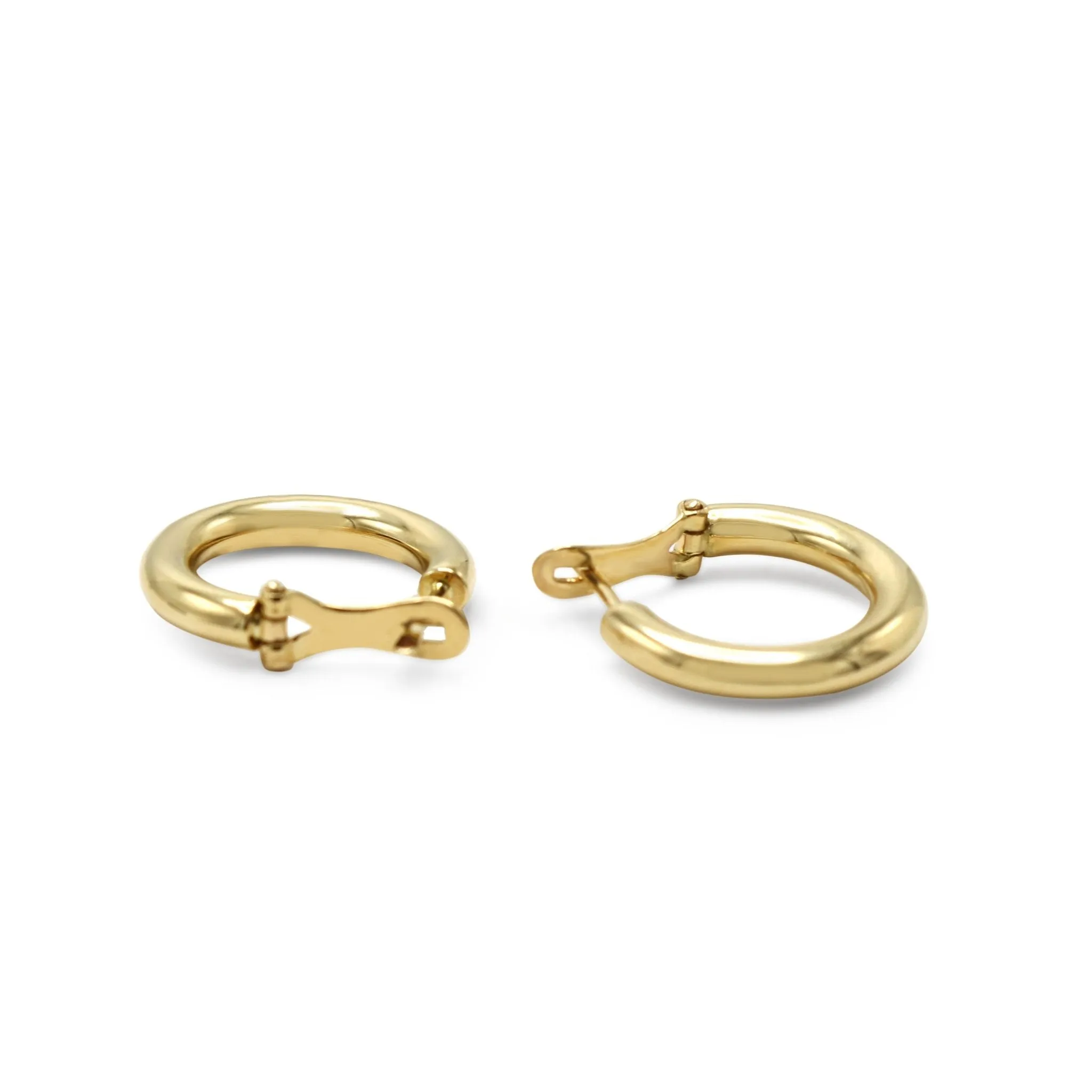 Hoop Earrings - 9ct Yellow Gold