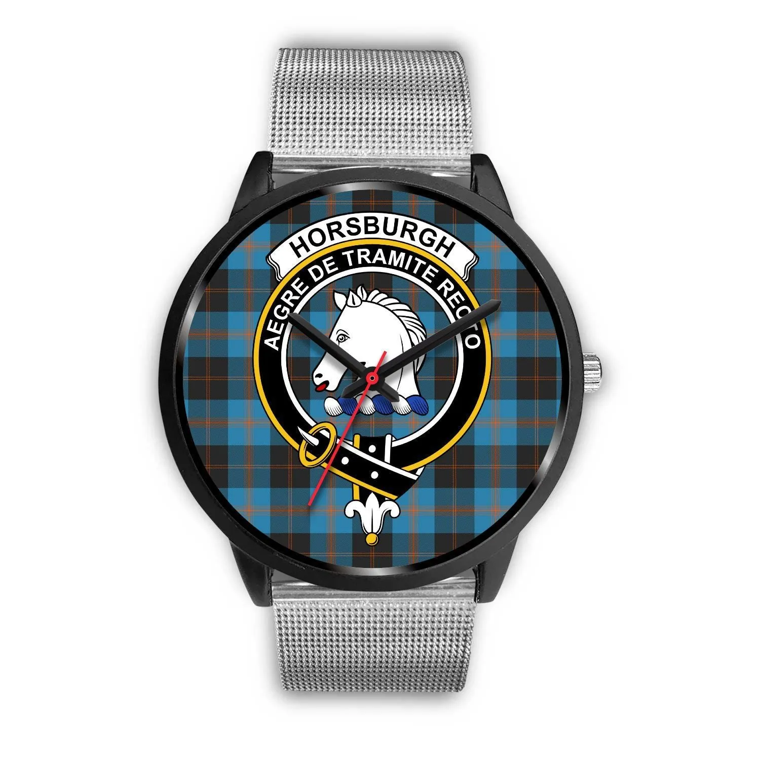 Horsburgh Clan Badge Tartan Black Watch