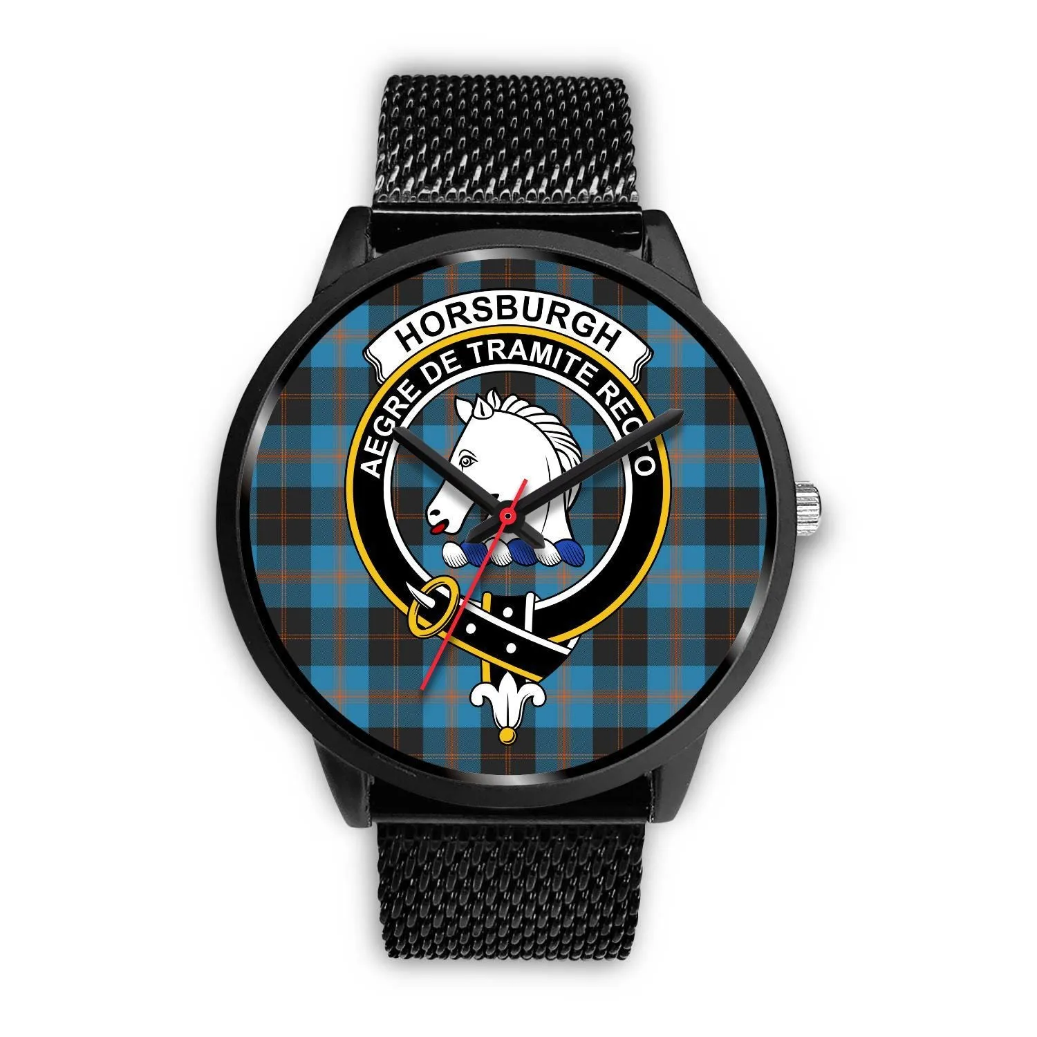 Horsburgh Clan Badge Tartan Black Watch