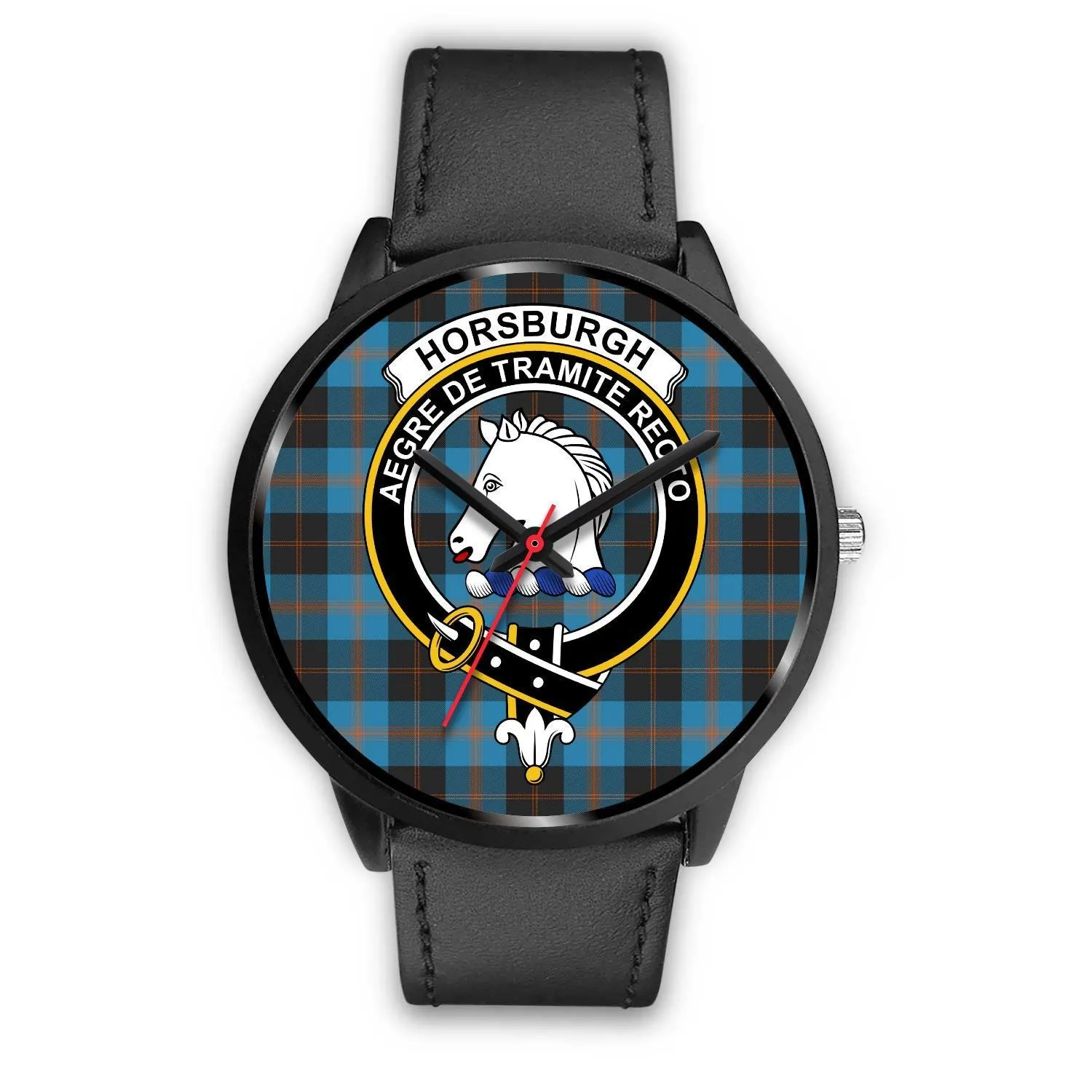 Horsburgh Clan Badge Tartan Black Watch