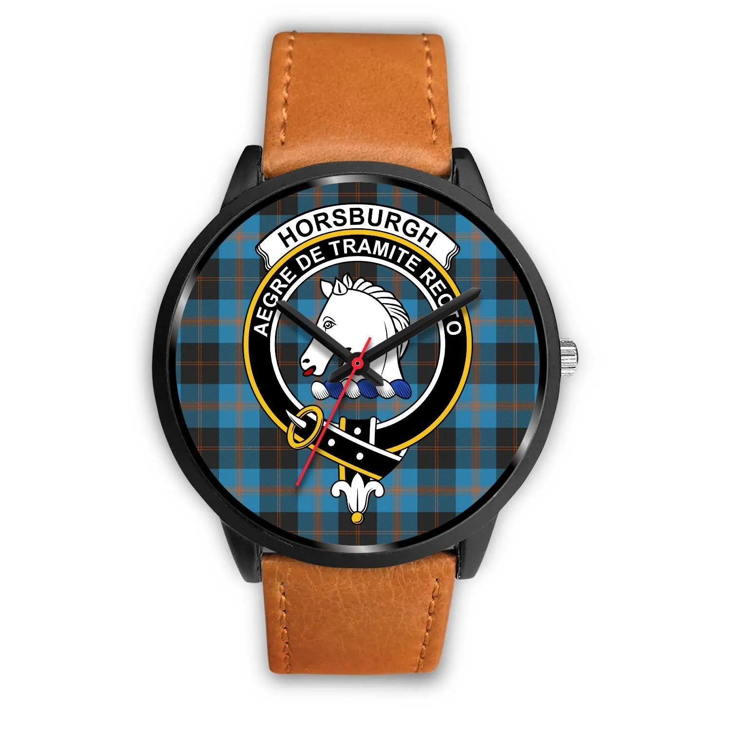 Horsburgh Clan Badge Tartan Black Watch