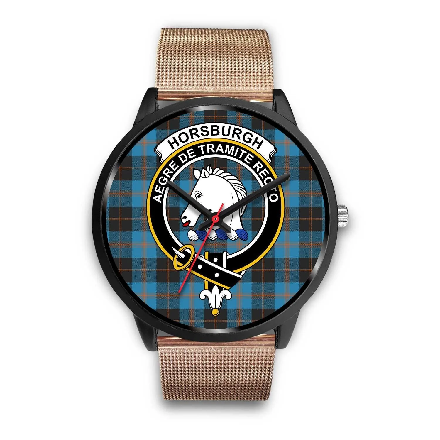 Horsburgh Clan Badge Tartan Black Watch