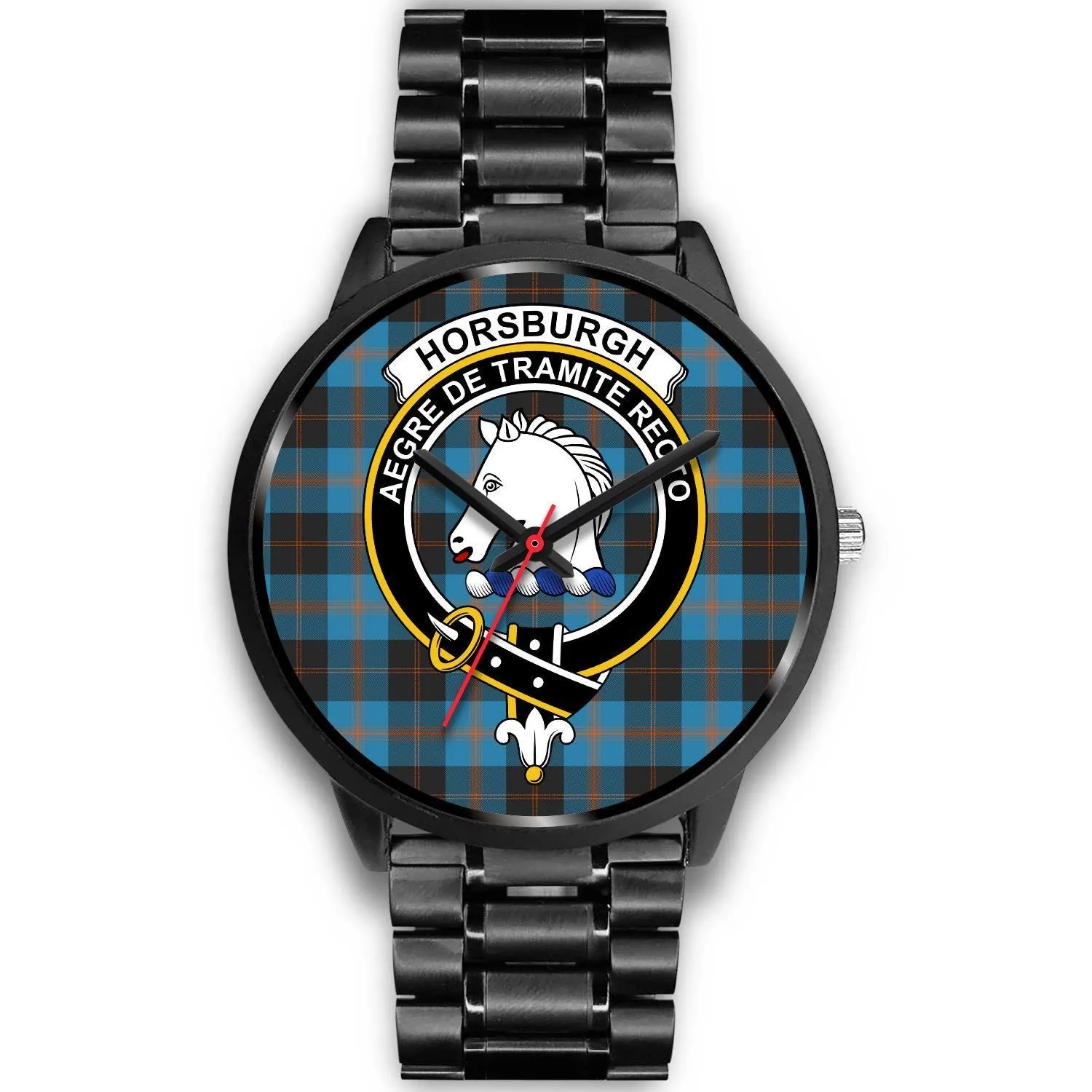 Horsburgh Clan Badge Tartan Black Watch