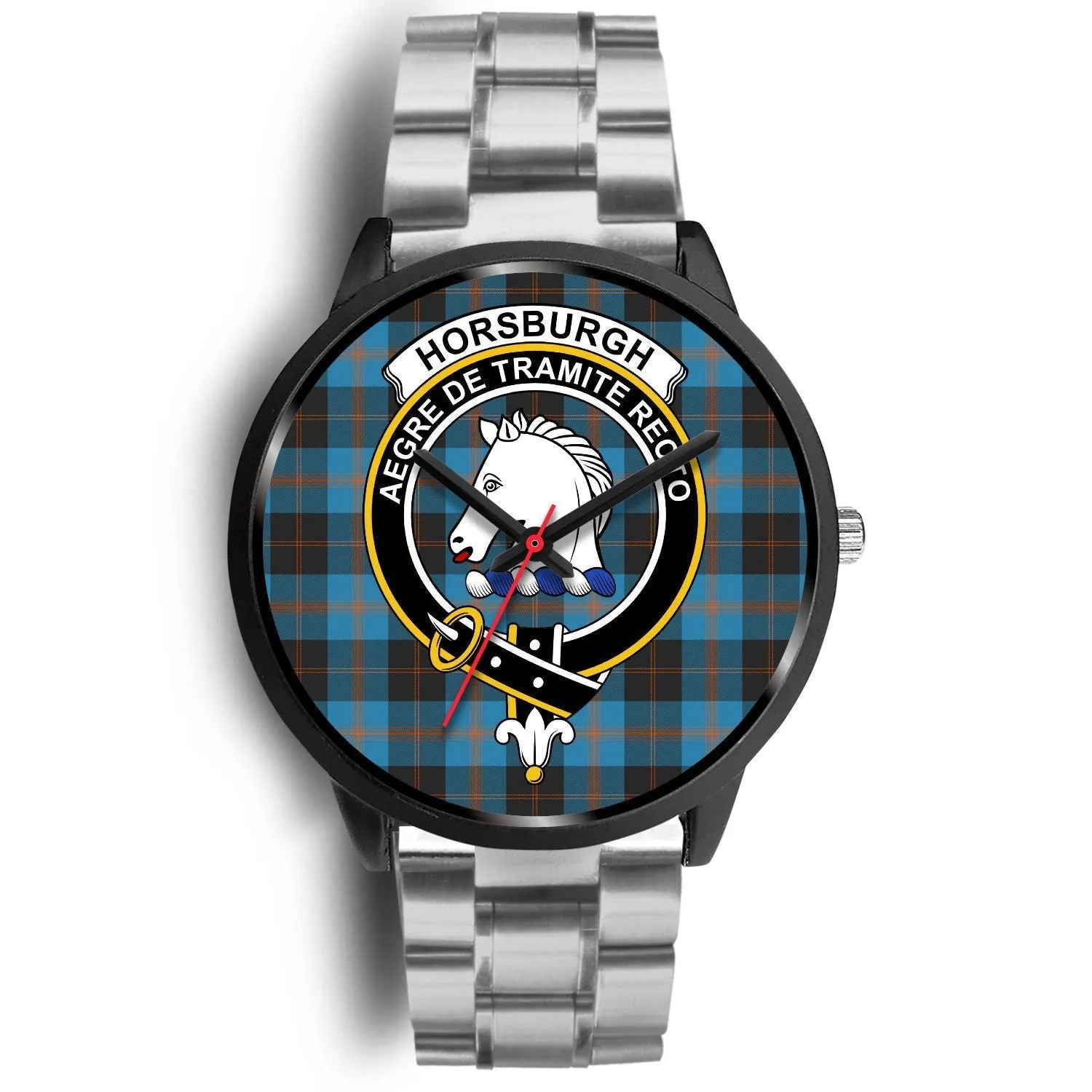 Horsburgh Clan Badge Tartan Black Watch