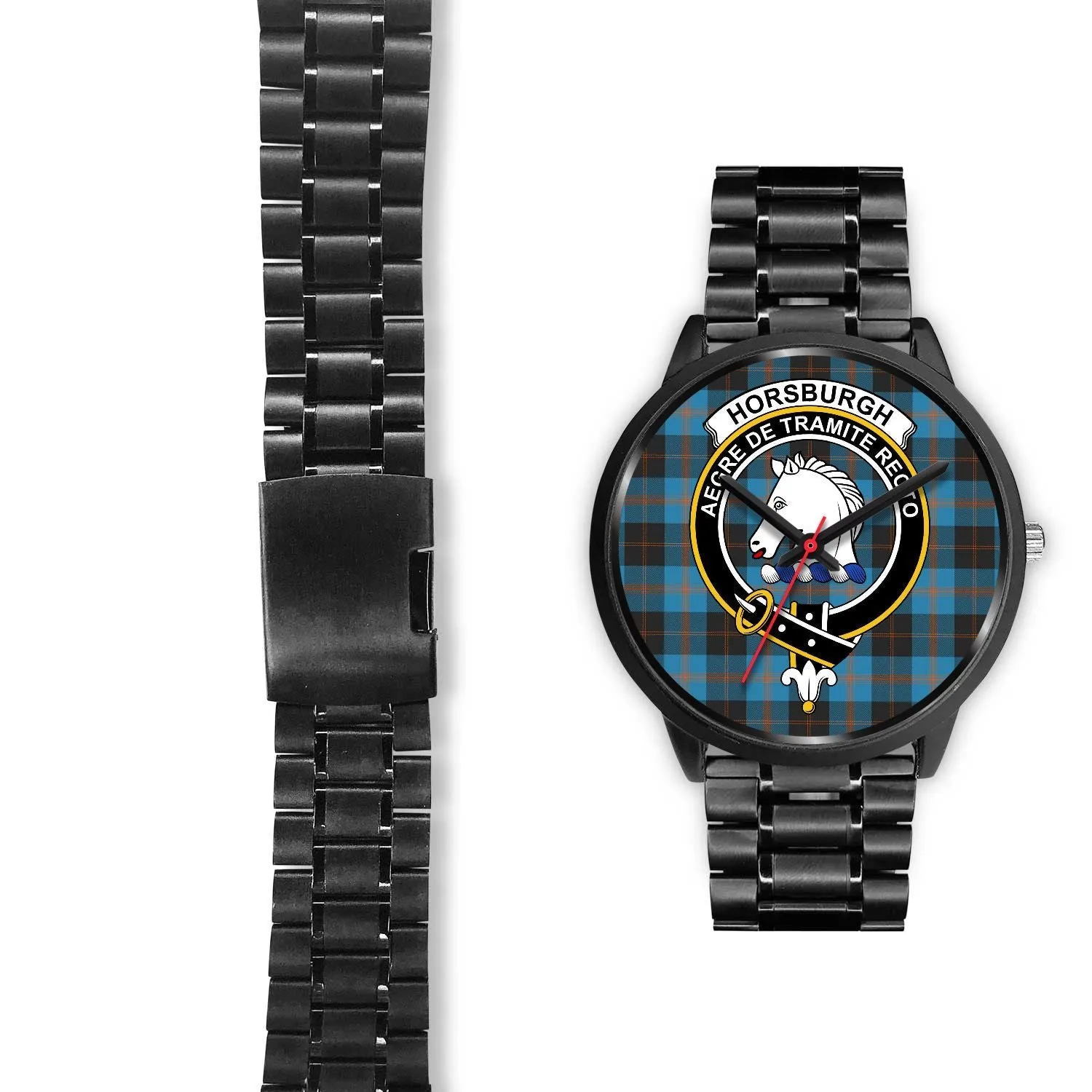 Horsburgh Clan Badge Tartan Black Watch