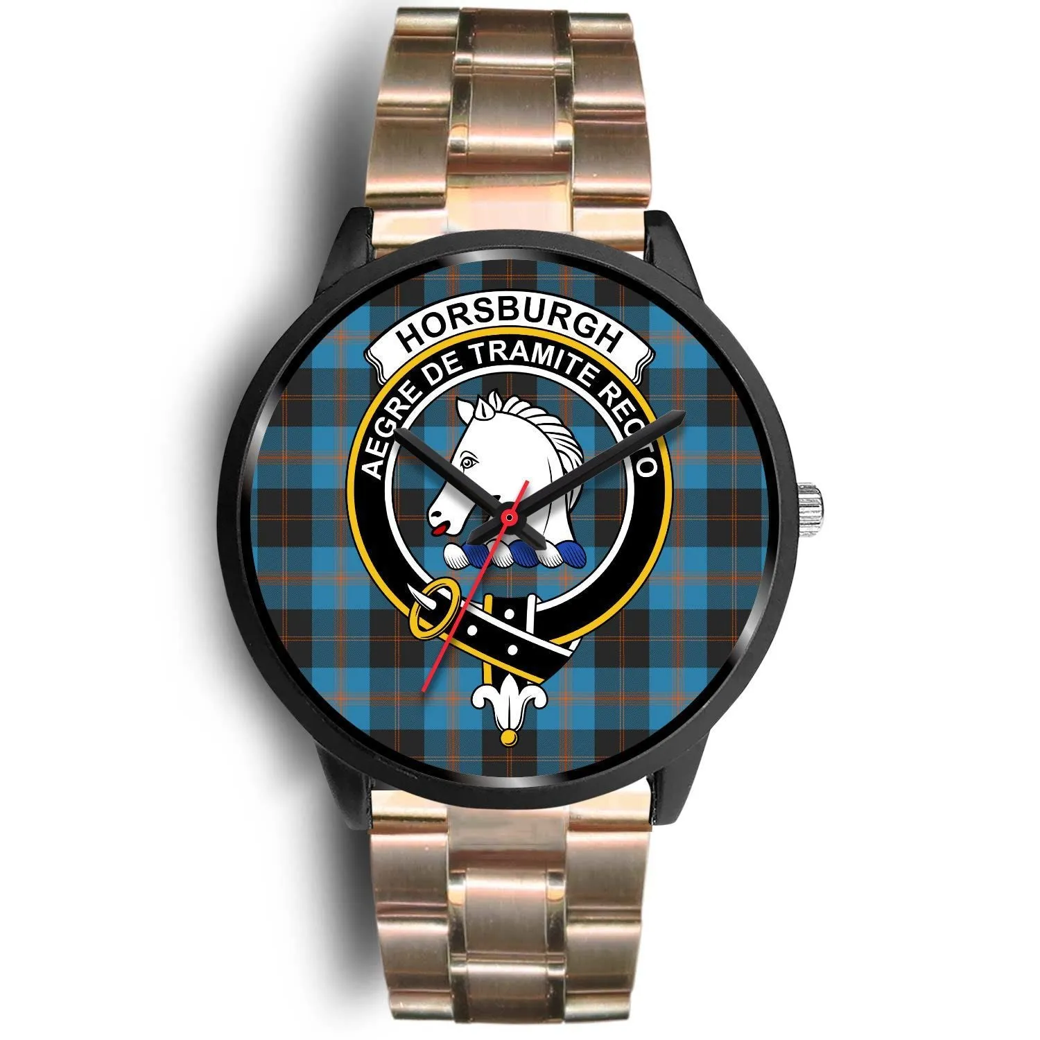 Horsburgh Clan Badge Tartan Black Watch