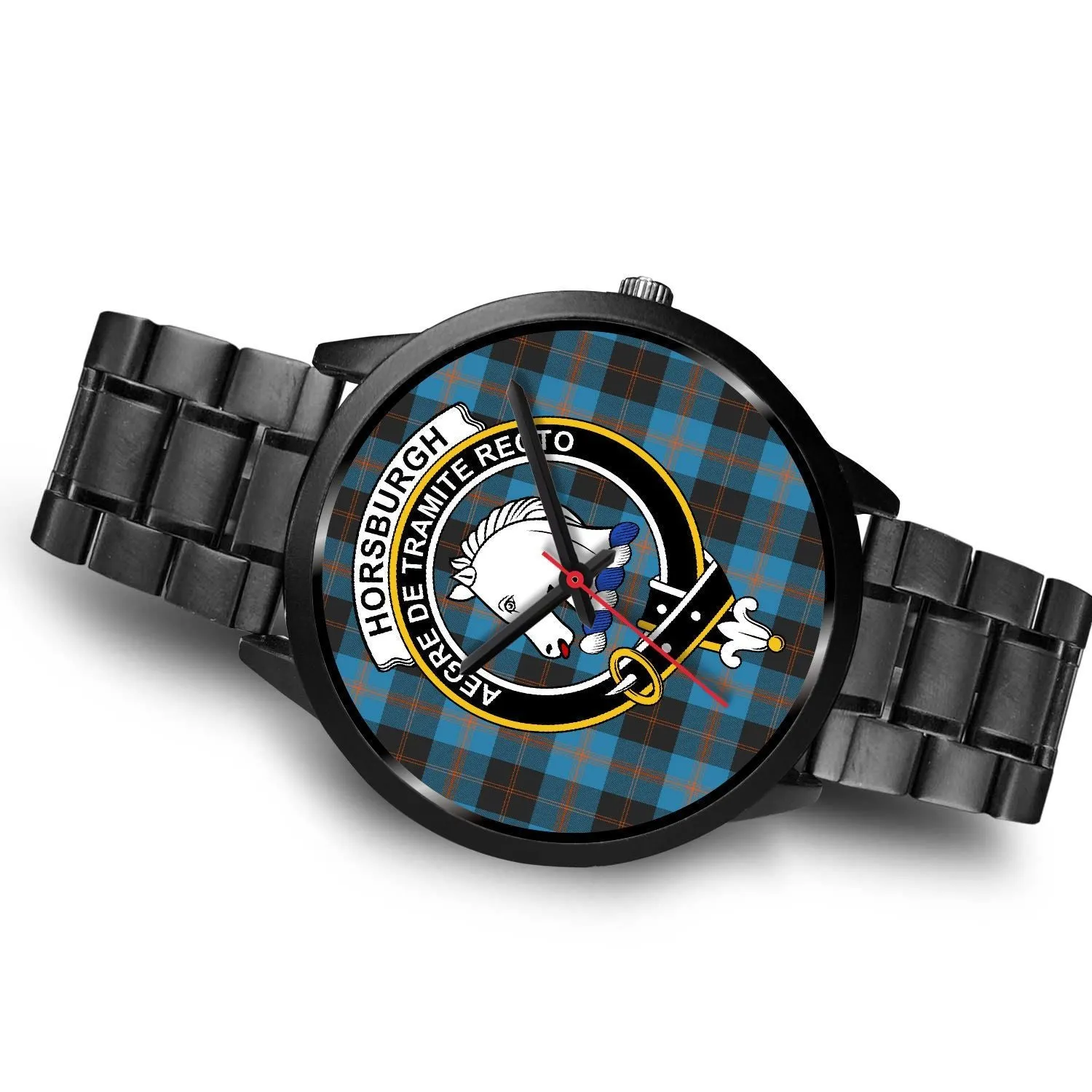 Horsburgh Clan Badge Tartan Black Watch