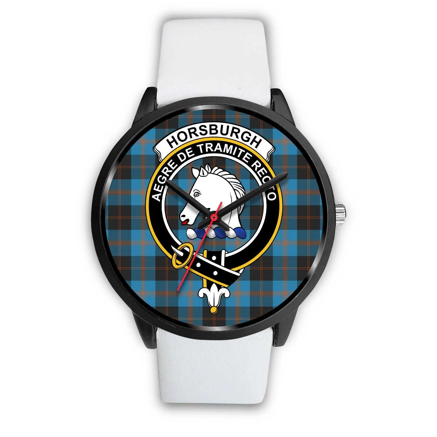 Horsburgh Clan Badge Tartan Black Watch