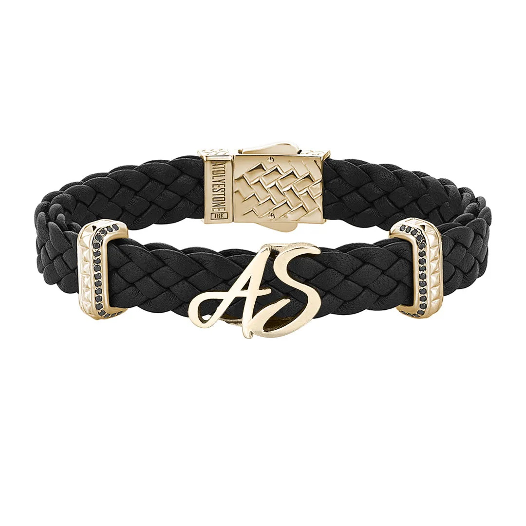 Iconic Elements Italic Statement Bracelet in Gold