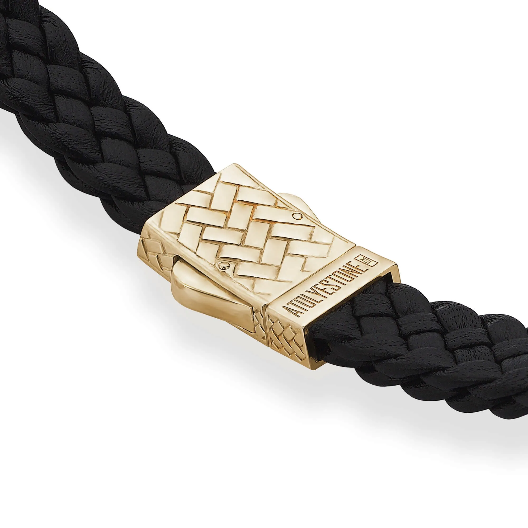 Iconic Elements Italic Statement Bracelet in Gold