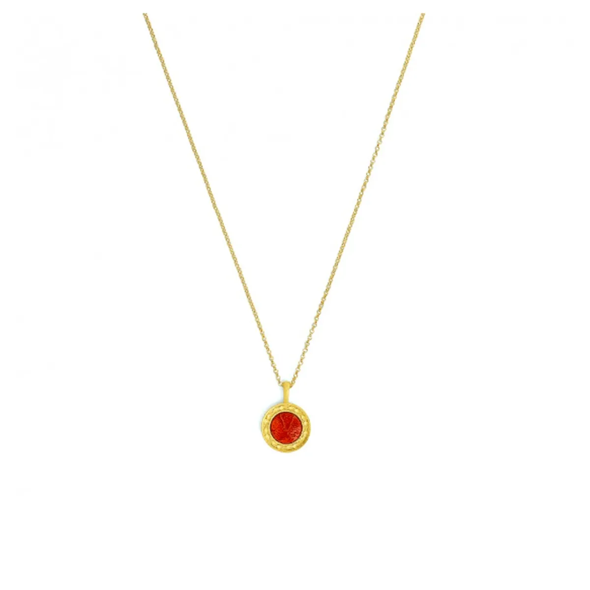 Infina Red Coral Necklace - 87611296