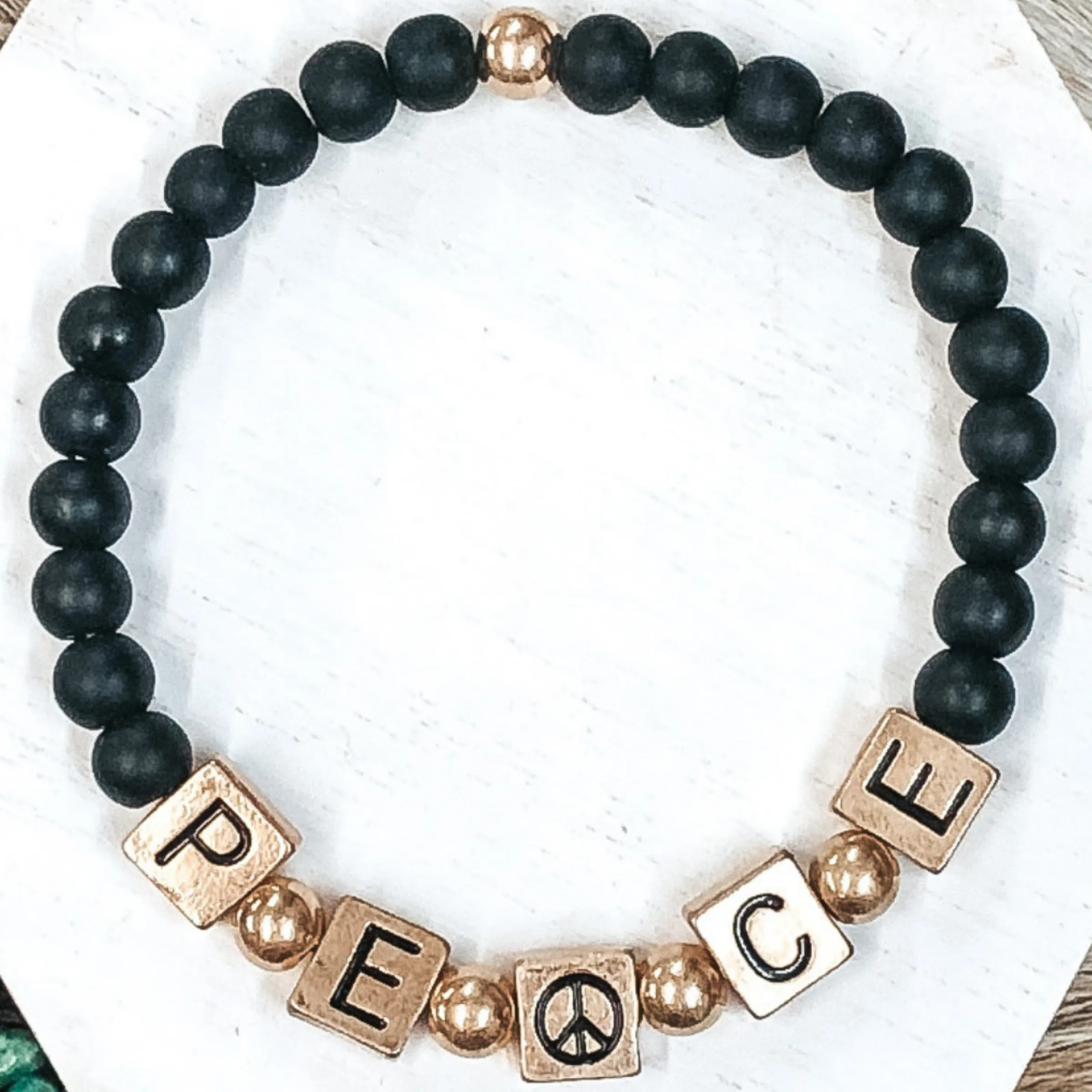 Inner Peace Bracelet in Black