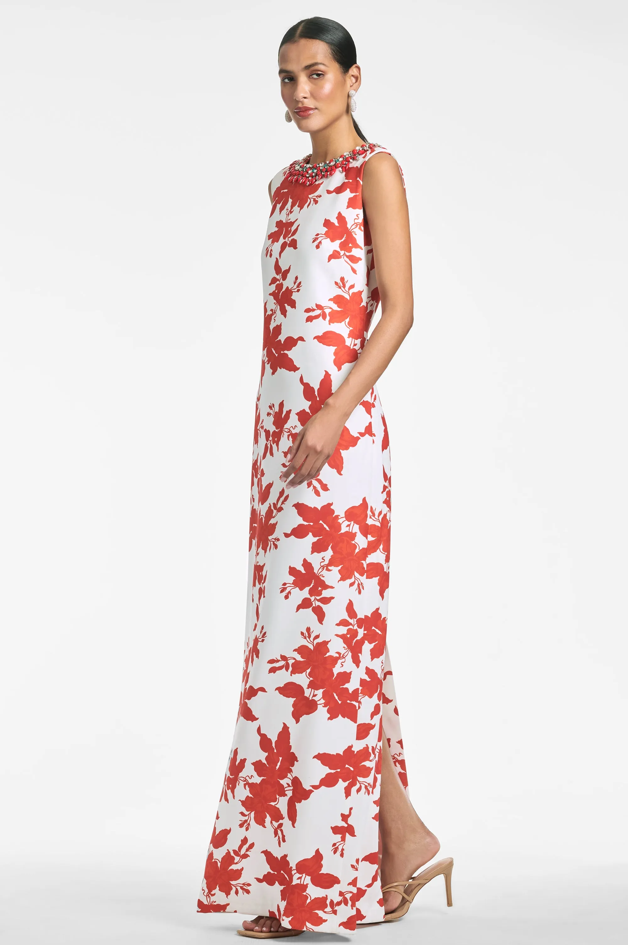 Juliana Gown - Coral Narcissus - Final Sale