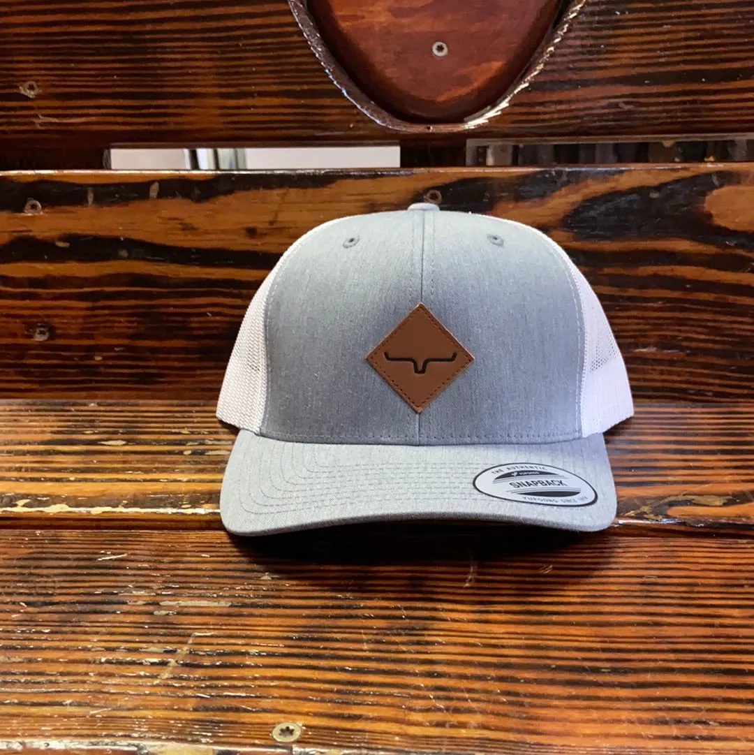 Kimes Ranch Grey/White Diamond Cap