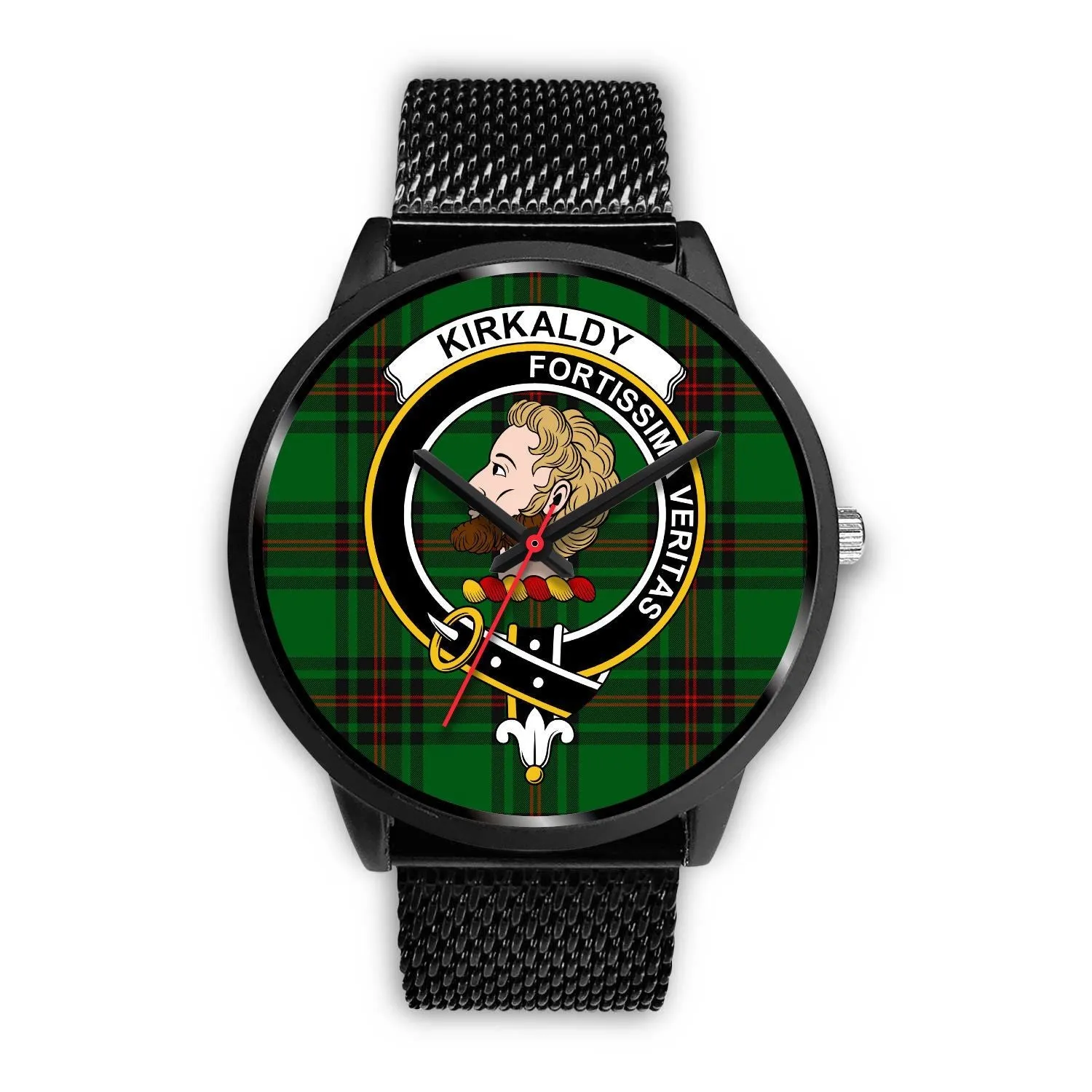 Kirkcaldy Clan Badge Tartan Black Watch