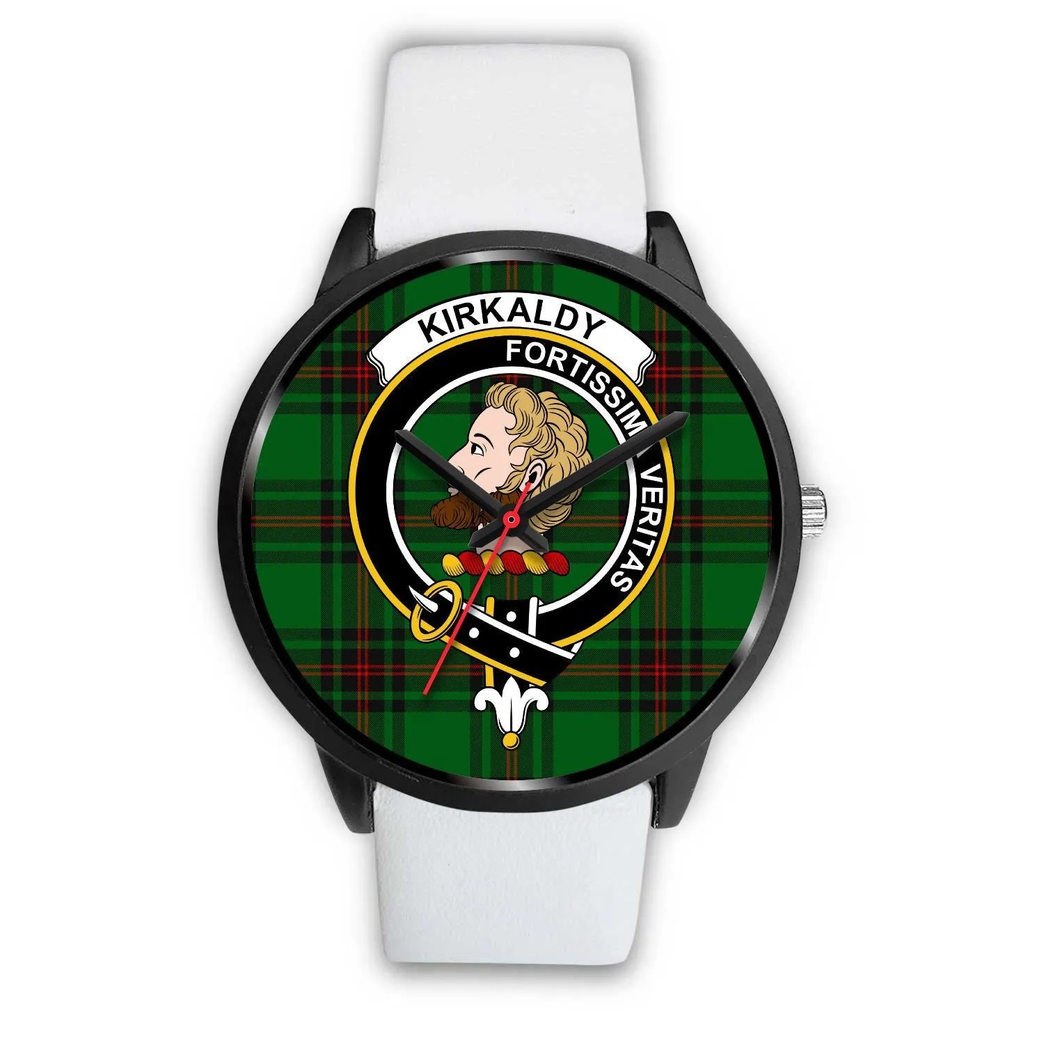 Kirkcaldy Clan Badge Tartan Black Watch