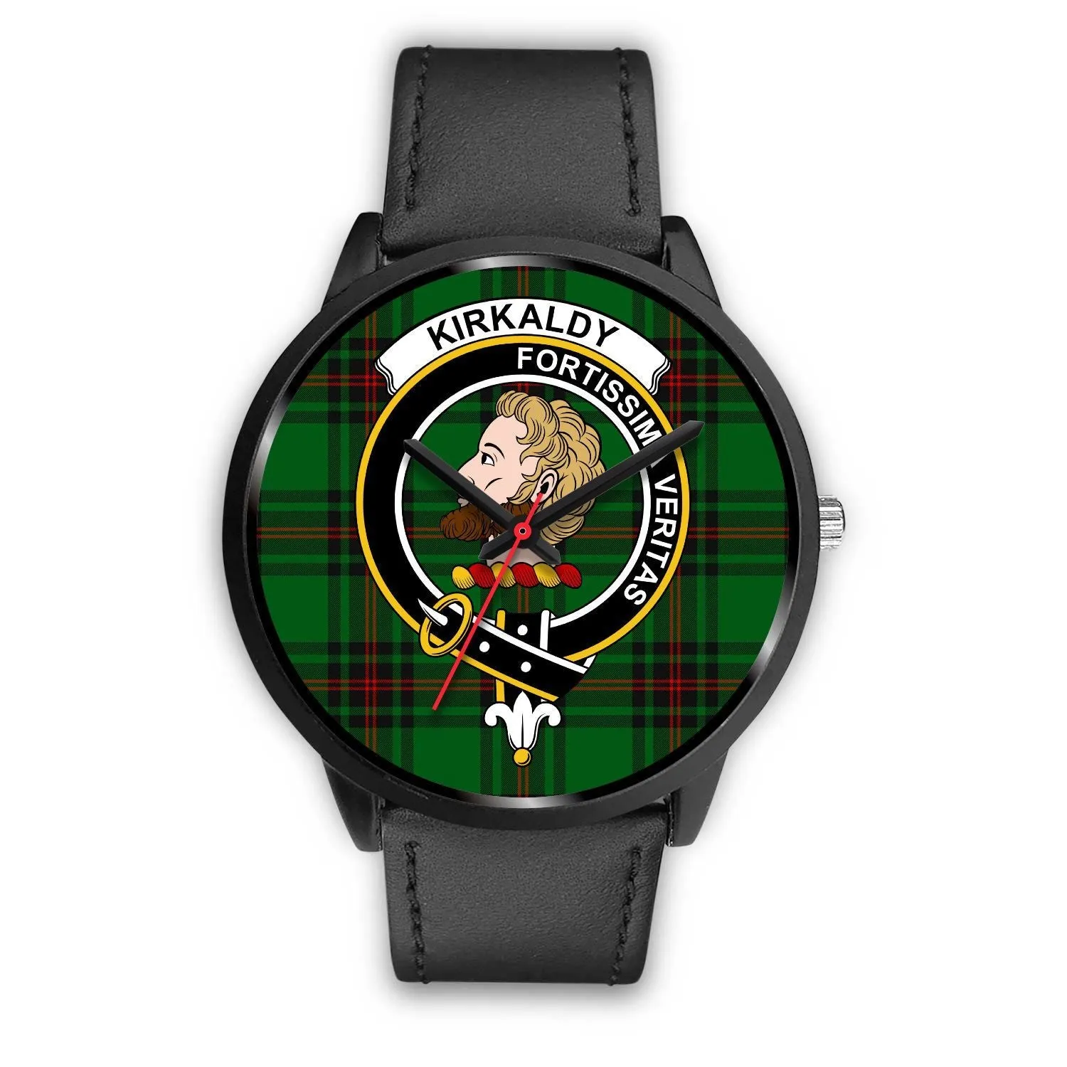 Kirkcaldy Clan Badge Tartan Black Watch