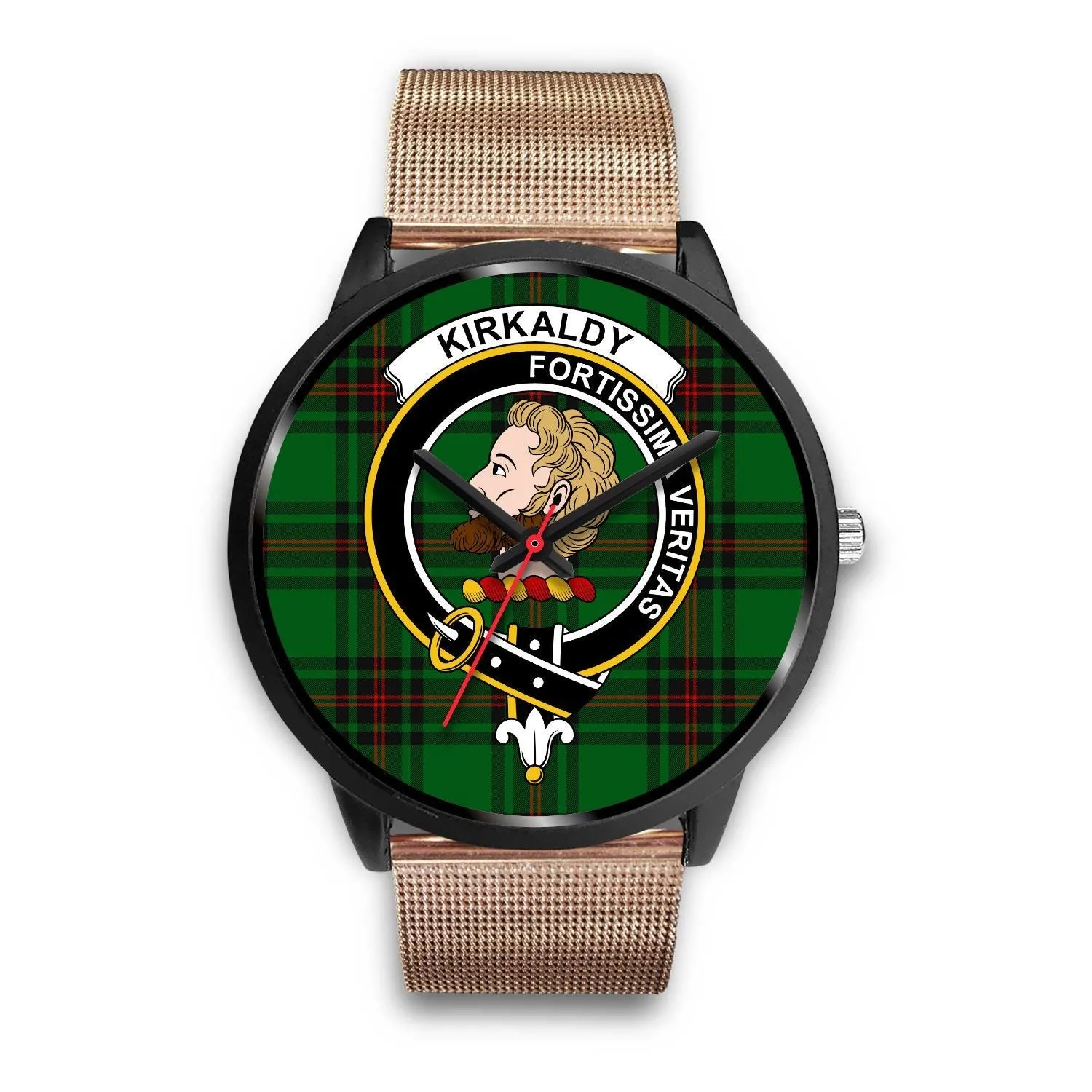 Kirkcaldy Clan Badge Tartan Black Watch