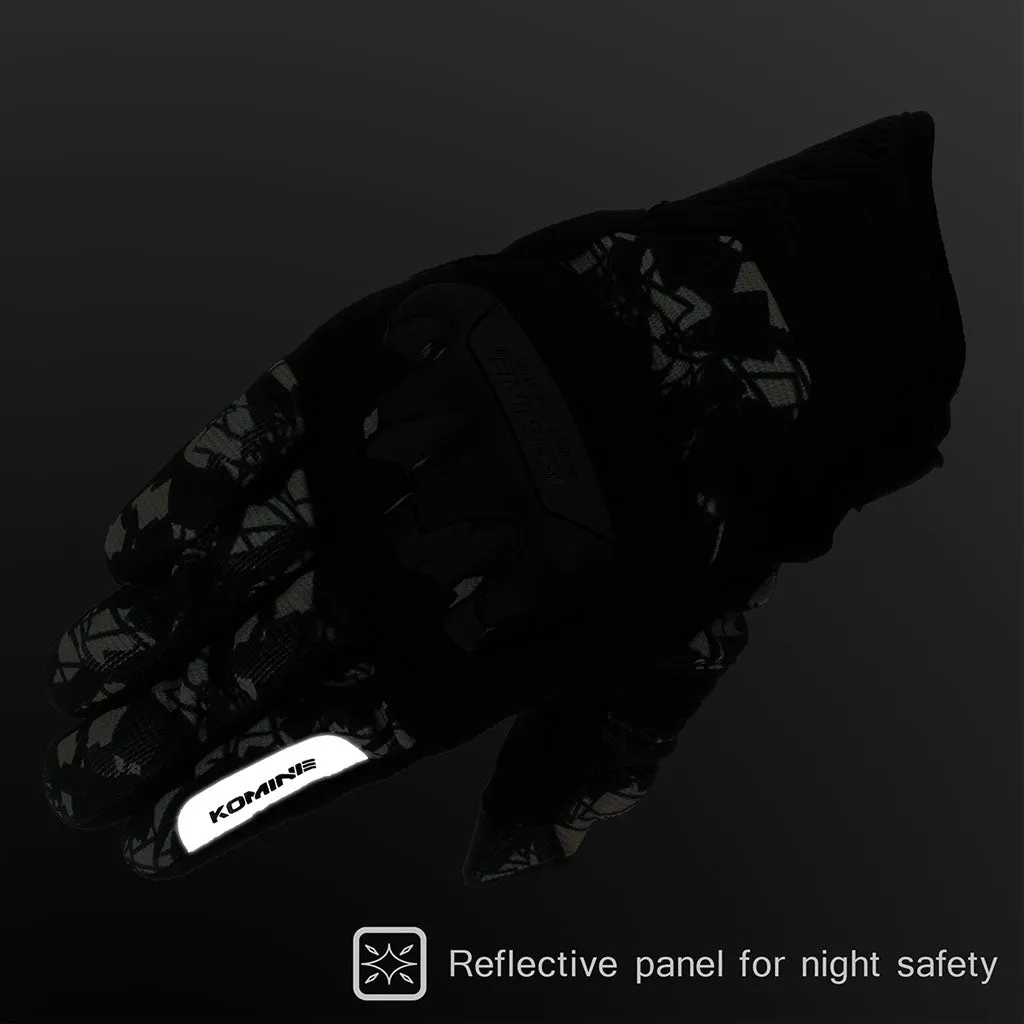 KOMINE GK-2203 PROTECT MOTORCYCLE MESH GLOVES