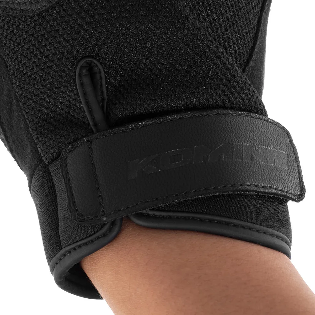 KOMINE GK-2563 CE PROTECT LEATHER MOTORCYCLE GLOVES TURTLE