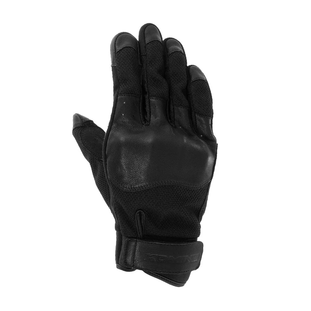 KOMINE GK-2563 CE PROTECT LEATHER MOTORCYCLE GLOVES TURTLE