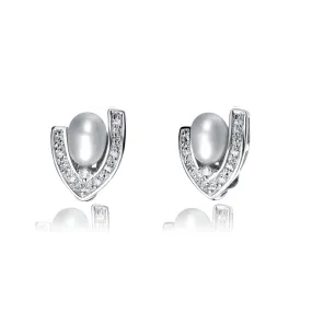 La Roche Halo Stud Earrings