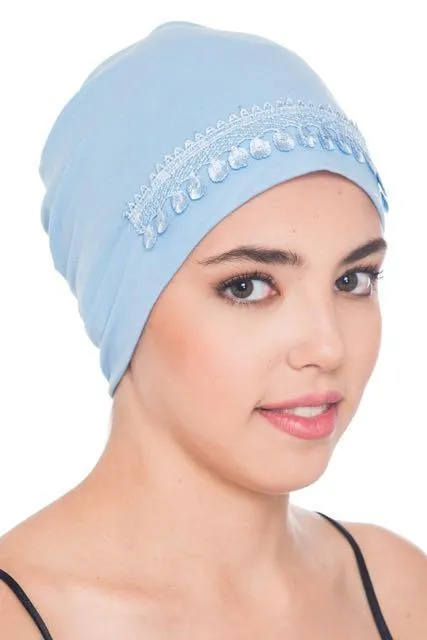 Lace Detail Sleep Cap