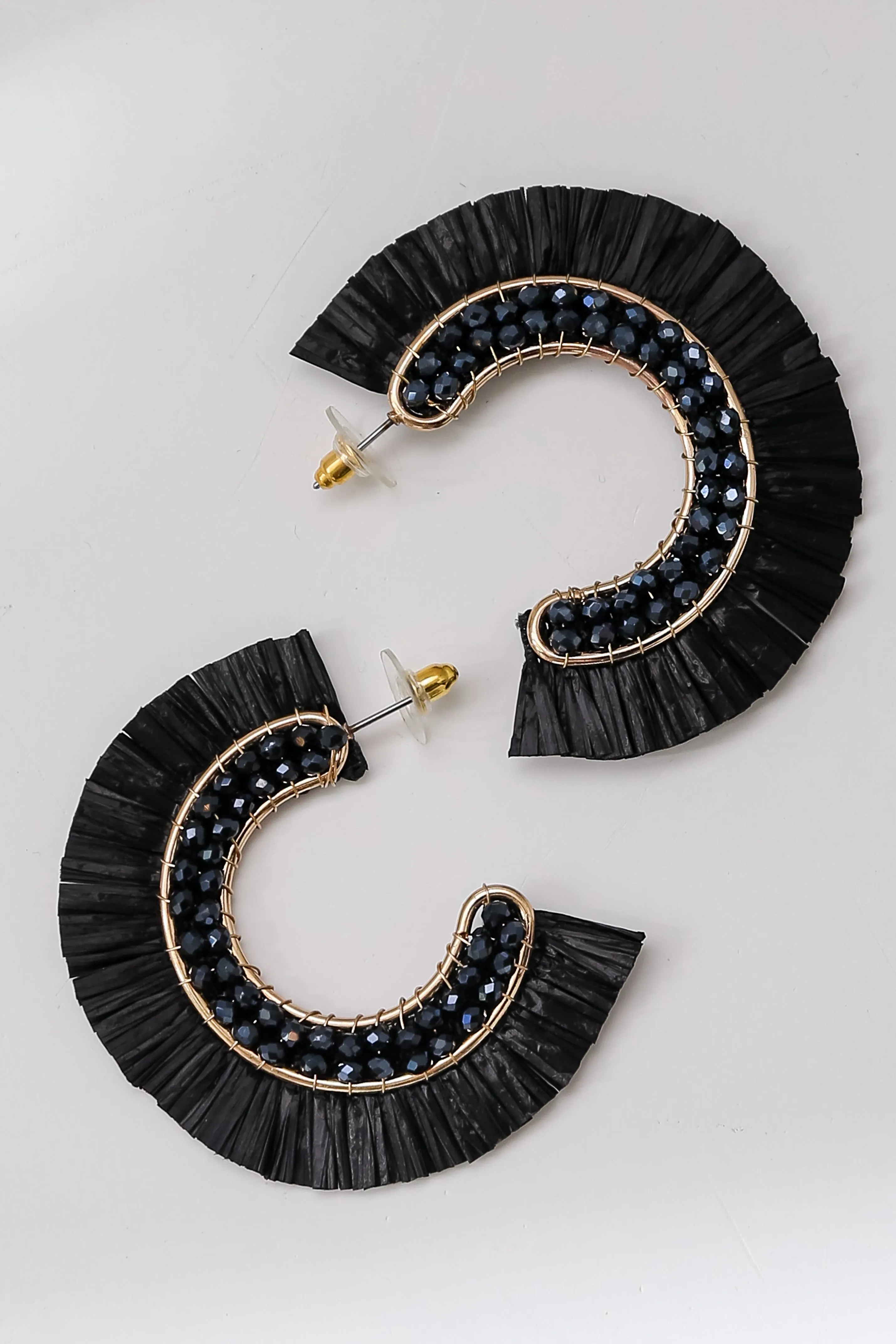 Lauren Fringe Hoop Earrings