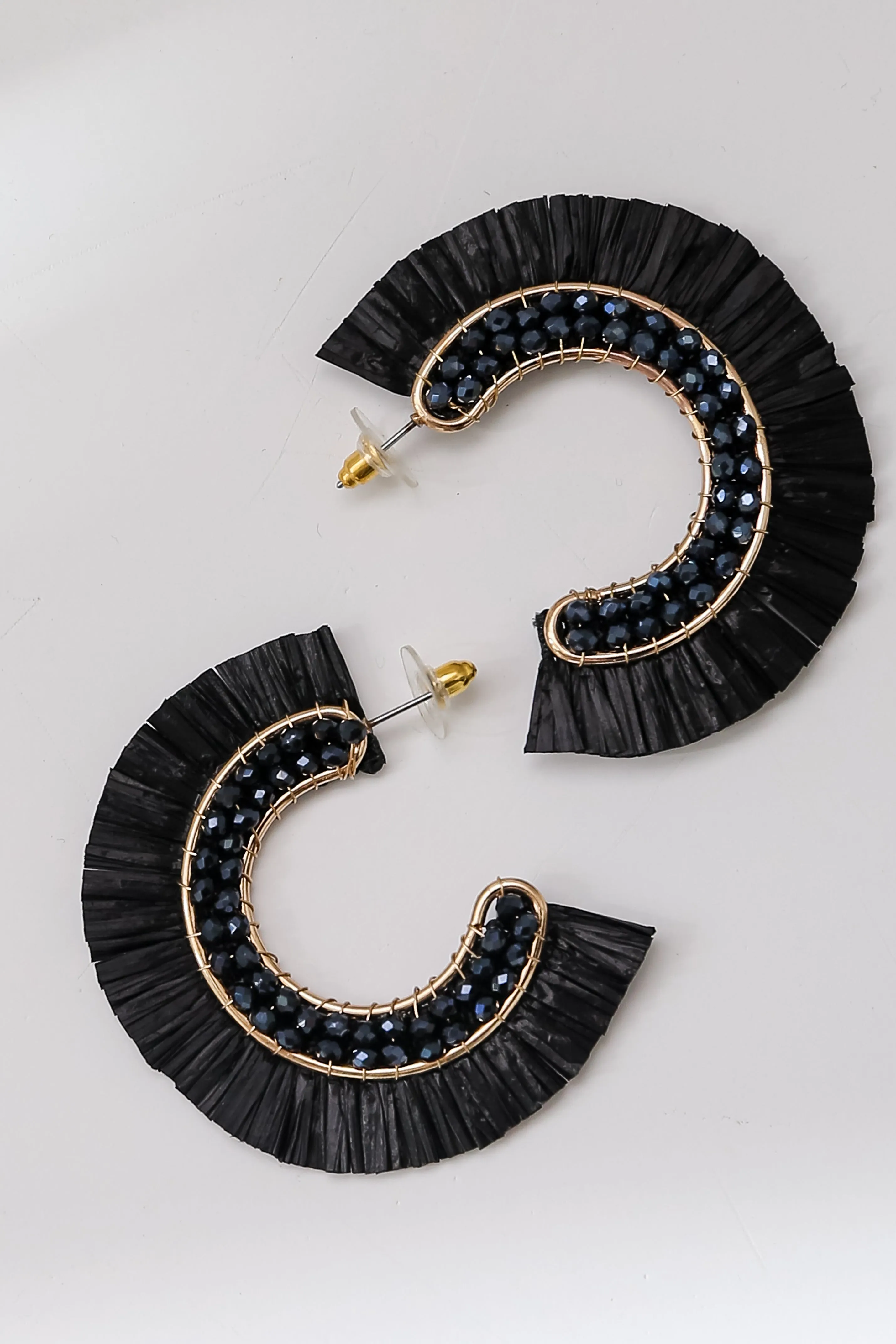 Lauren Fringe Hoop Earrings