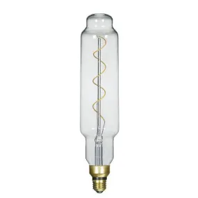 LED 4 Watt Vintage Style T24; Amber;  Medium Base; 120 volts