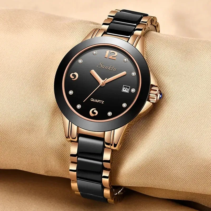 LIGE Women’s Fashion Ceramic Watch