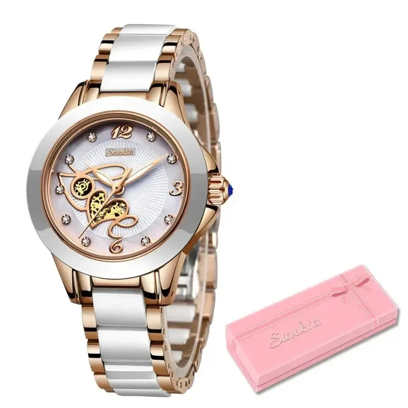 LIGE Women’s Fashion Ceramic Watch