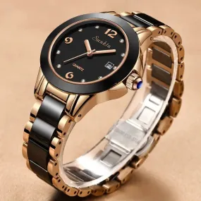 LIGE Women’s Fashion Ceramic Watch