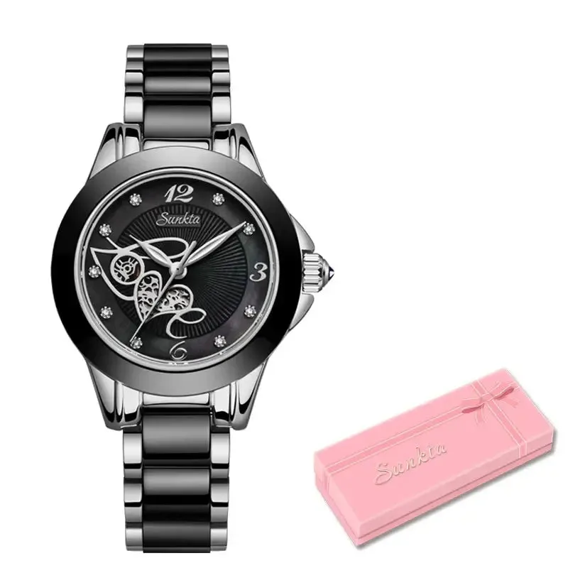 LIGE Women’s Fashion Ceramic Watch