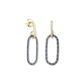 Lika Behar Two-Tone "Caroline" Earrings