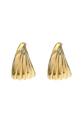 Lucie Gold Hoop Earrings