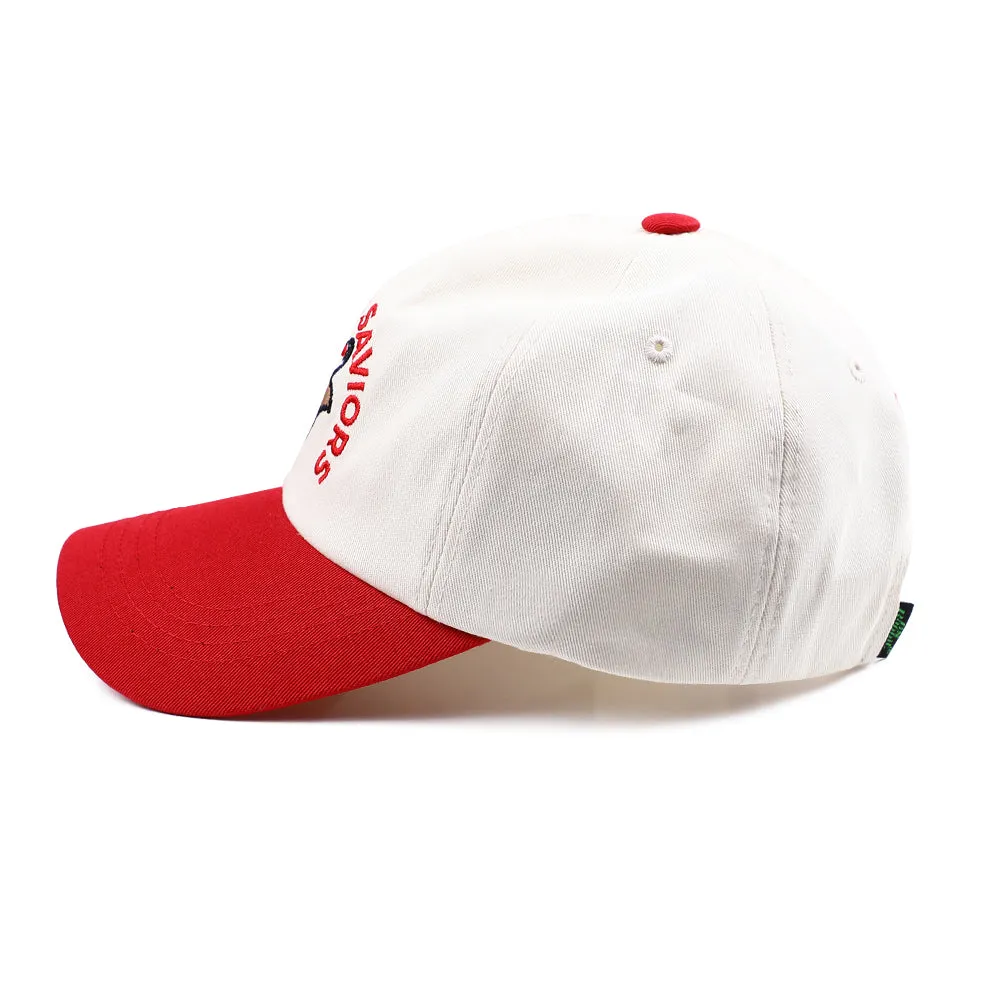 LUCKY ARCH CAP RED / CREAM