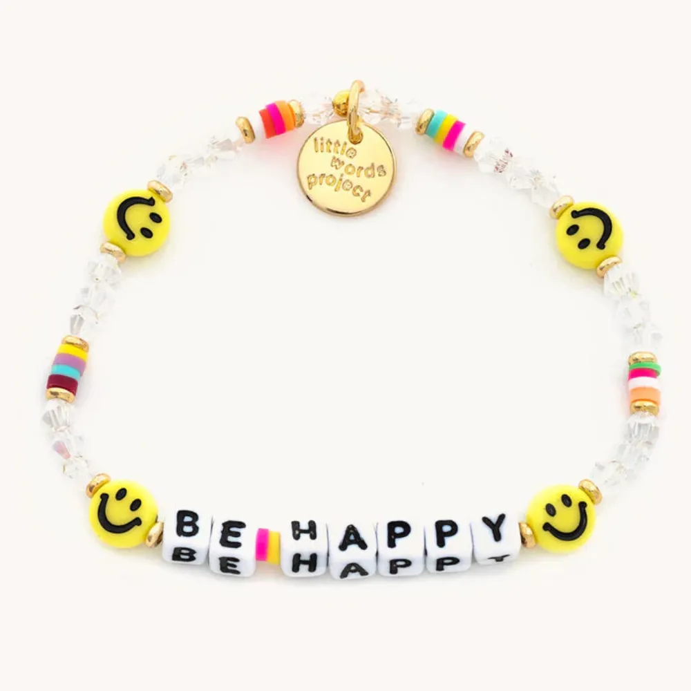 Lucky Symbols Be Happy Bracelet