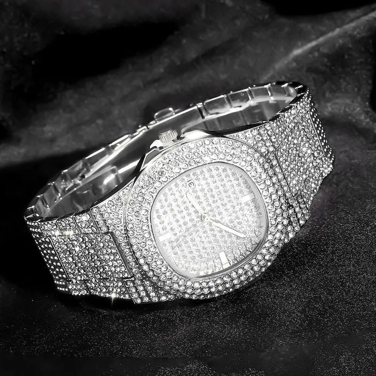 Luxury Full Ice Diamond Watch For Mens