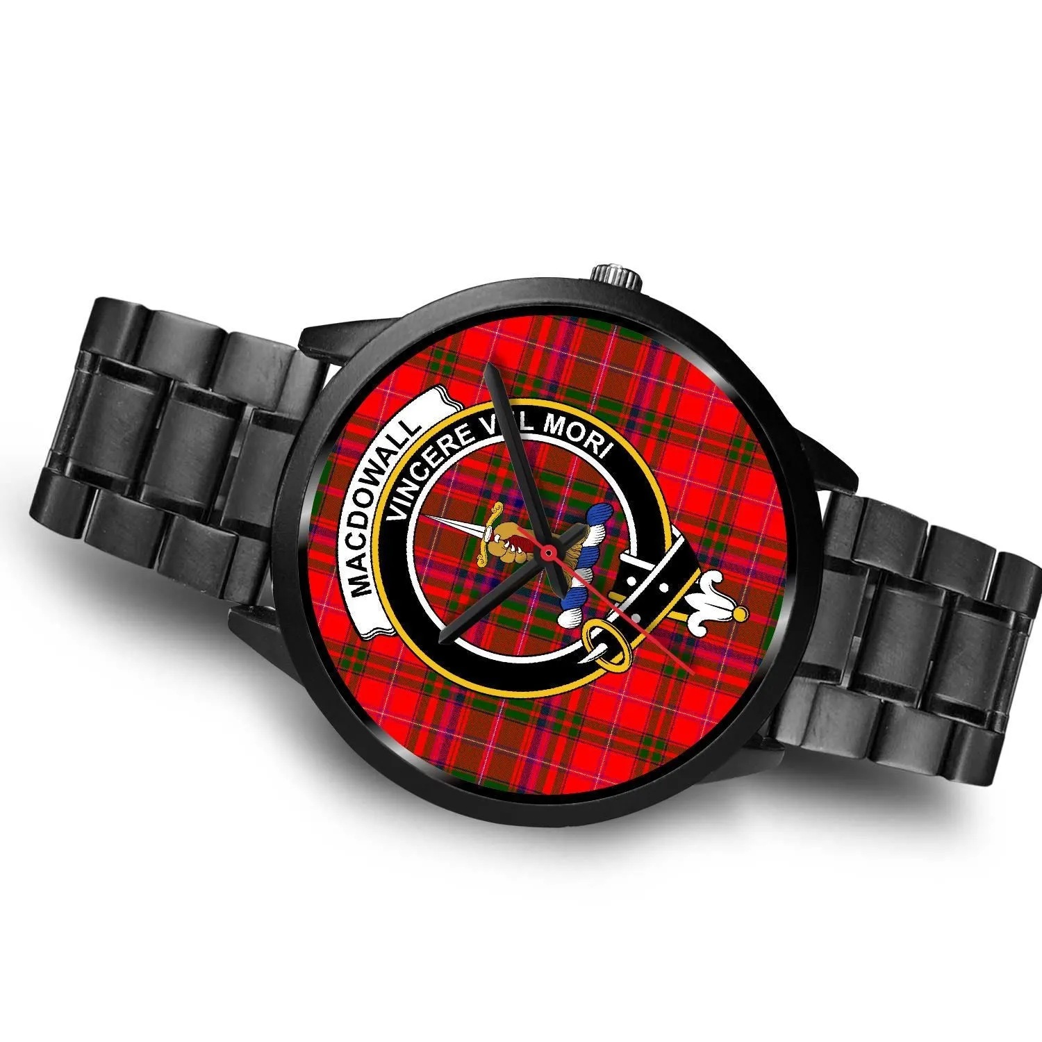 MacDowall Clan Badge Tartan Black Watch