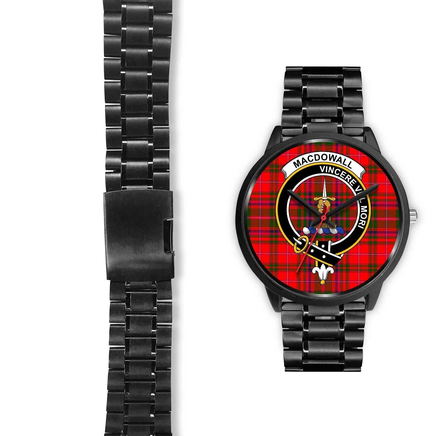 MacDowall Clan Badge Tartan Black Watch