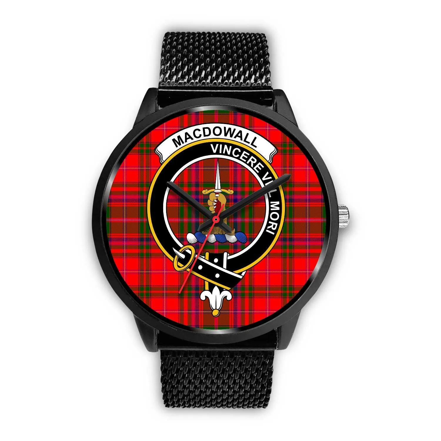 MacDowall Clan Badge Tartan Black Watch