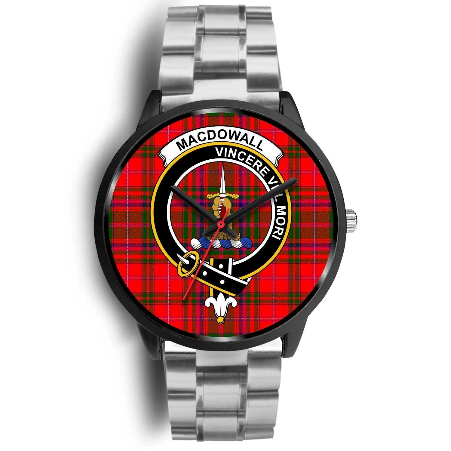 MacDowall Clan Badge Tartan Black Watch