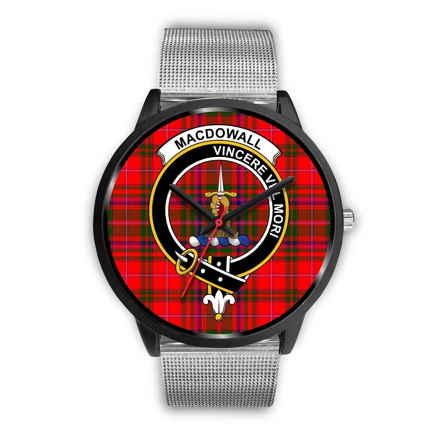 MacDowall Clan Badge Tartan Black Watch