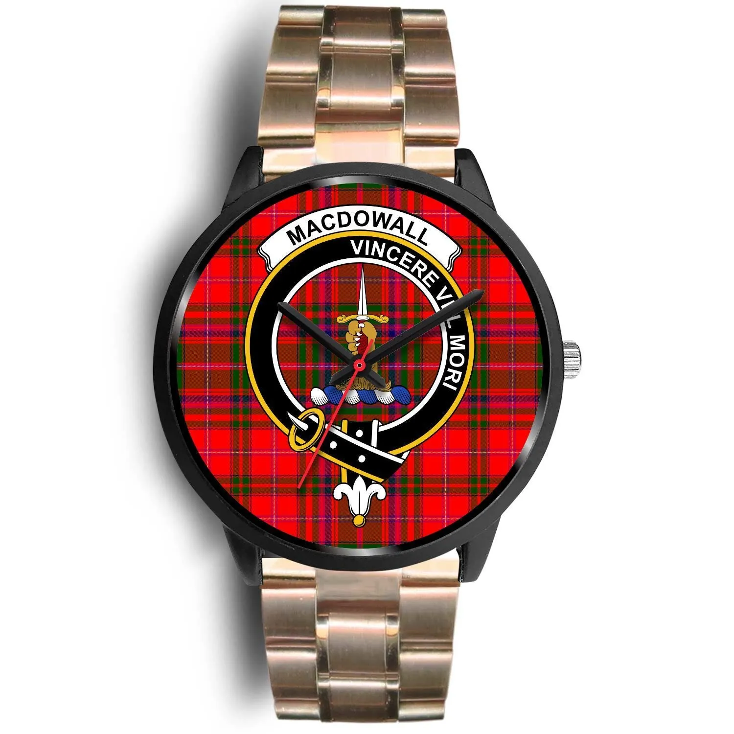 MacDowall Clan Badge Tartan Black Watch