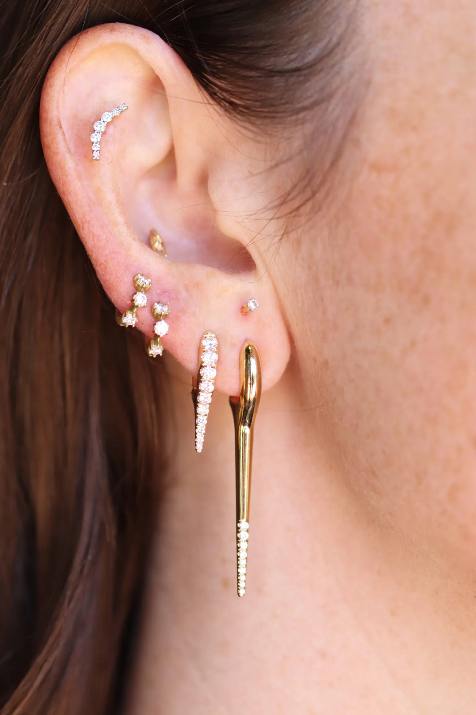 Medium Lola Needle Earrings